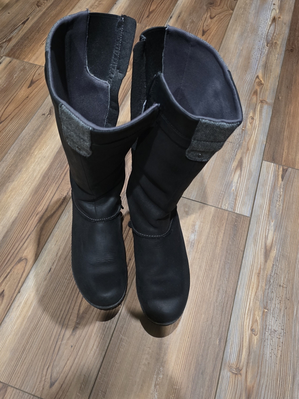 Eddie Bauer Black Over-the-Knee Pull-On Boots